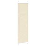 vidaXL Store plissé crème 55x200 cm largeur du tissu 54 4 cm polyester