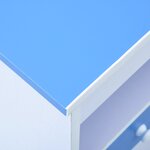vidaXL Bureau pour enfants Inclinable Bleu et blanc