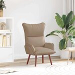 vidaXL Fauteuil relaxant Cappuccino 69 x 74 x 93 cm Faux cuir