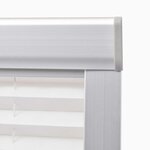 vidaXL Store plissé Blanc SK06