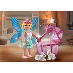 PLAYMOBIL 71758 - Special Plus Fée avec coffre à dents de lait et deux lapins