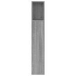 vidaXL Armoire de tête de lit Sonoma gris 160x18 5x104 5 cm