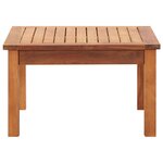 vidaXL Table basse de jardin 60x60x36 cm Bois solide d'acacia