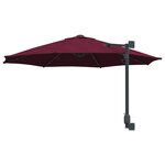 vidaXL Parasol de jardin Bordeaux 248 x 248 x 148 cm