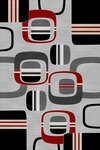 Tapis d'intérieur GULLI 80 x 150 cm - Rouge