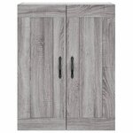 vidaXL Armoires murales 2 Pièces sonoma gris bois d'ingénierie