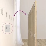 vidaXL Tête de lit avec armoires Chêne sonoma Bois d'ingénierie