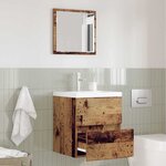 vidaXL Cabinet de salle de bain Bois Ancien 41 x 38 5 x 45 cm