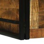 vidaXL Boîte de rangement 80x50x50 cm Bois de mangue brut