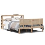 vidaXL Cadre de lit avec tête de lit sans matelas 120x190 cm