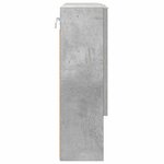 vidaXL Armoire Miroir Gris béton 59 x 17 x 55 cm Bois d'ingénierie