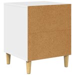 vidaXL Maison pour chat Blanc Brillant 42 5 x 40 x 53 cm