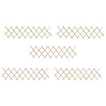 vidaXL Clôture à treillis 5 Pièces Bois de sapin 180x30 cm