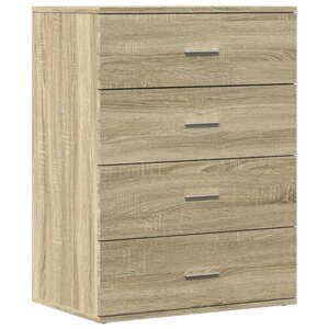 vidaXL Buffet chêne sonoma 60x39x80 cm bois d'ingénierie
