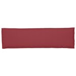 vidaXL Coussin de palette pour banc Rouge Vin 140x40x8 cm en tissu Oxford