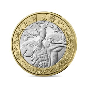 Les animaux du monde Monnaie de 5€ métal commun - Oiseaux
