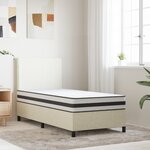 vidaXL Matelas à ressorts bonnell moyen 90x190 cm