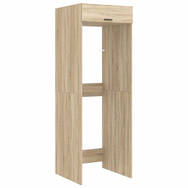 vidaXL Armoire pour machine à laver Sonoma 67 5 x 68 x 200 cm