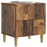vidaXL Cabinet de chevet 2 pièces Bois ancien 43 x 34 5 x 48 cm