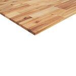 vidaXL Dessus de table carré 70x70x2 cm bois massif d'acacia