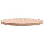 vidaXL Dessus de table Ø80x4 cm rond bois massif de hêtre