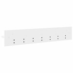 vidaXL Porte-manteau mural Blanc 100 x 10 5 x 18 cm Bois d'ingénierie