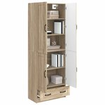 vidaXL Ensemble de Meubles 2 Pièces Chêne Sonoma Bois d'ingénierie