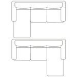 vidaXL Canapé sectionnel à 3 places cuir synthétique blanc