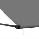 vidaXL Auvent rétractable anthracite 350x150 m tissu et acier