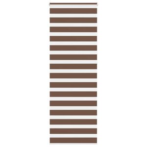 vidaXL Store zèbre marron 70x230 cm largeur du tissu 65 9 cm polyester