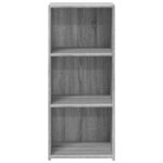 vidaXL Buffet sonoma gris 40x41x93 cm bois d'ingénierie