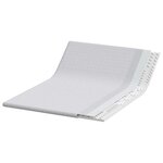 vidaXL Coussins de Matelas Blanc 140 x 200 cm