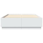 vidaXL Cadre de lit sans matelas blanc 150x200 cm