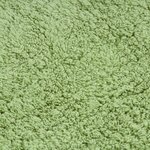vidaXL Jeu de tapis de salle de bain 3 Pièces Tissu Vert