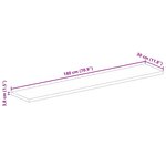 vidaXL Dessus de table 180x30x3 8cm rectangulaire bois massif manguier
