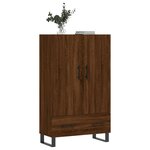 vidaXL Buffet haut chêne marron 69 5x31x115 cm bois d'ingénierie