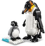 LEGO Creator - Animaux Sauvages : La Famille de Pandas (31165) - Set de Construction 3-en-1 pour Enfants de 8 Ans et Plus