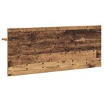 vidaXL Porte-manteau mural avec étagère Bois ancien 100 x 40 x 12 cm