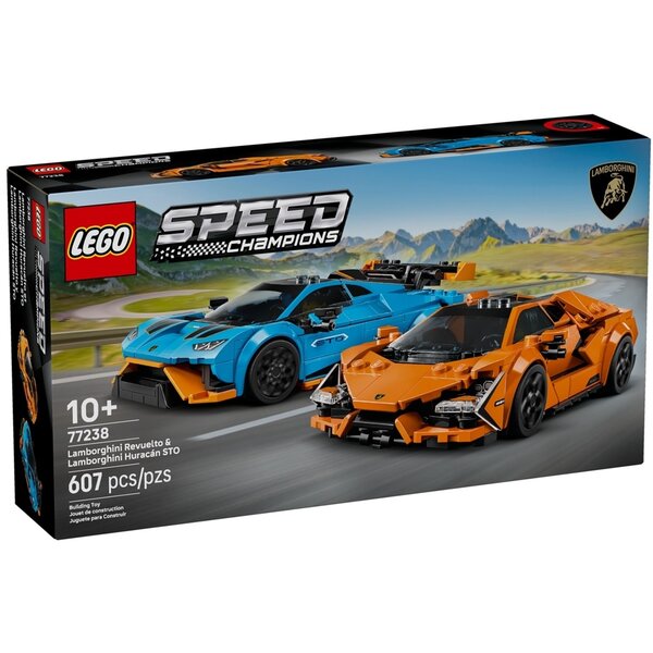 Lego 77238 - Lamborghini Revuelto et Huracán STO