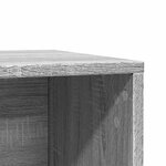 vidaXL Meuble de bac à litière pour chat sonoma gris bois d'ingénierie