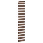 vidaXL Store zèbre marron 50x200 cm largeur du tissu 45 9 cm polyester