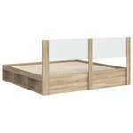 vidaXL Cadre de lit avec rangement et tête de lit 2 pc