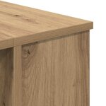 vidaXL Bureau chêne artisanal 140 x 50 x 75 cm Bois d'ingénierie