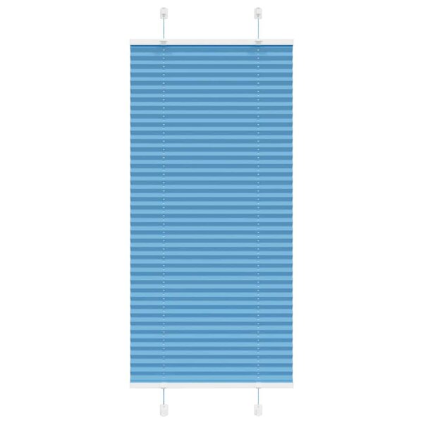 vidaXL Store plissé bleu 60x100 cm largeur du tissu 59 4 cm polyester