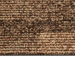 vidaXL Moquette de sol 20 Pièces Marron 50 x 50 cm PP