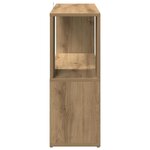 vidaXL Bibliothèque/Séparateur de pièce chêne artisanal 80x24x63 cm