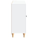 vidaXL Buffet Blanc 89 x 34 5 x 80 cm Bois d'ingénierie