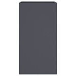 vidaXL Jardinière anthracite 42x38x75 cm acier