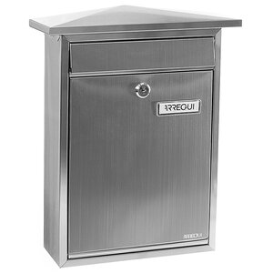 Boîte aux Lettres en Acier Inoxydable  Home E5717  Fond Étroit  Anti-pluie  Inox