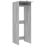 vidaXL Armoire pour machine à laver Gris Sonoma 67 5 x 68 x 200 cm